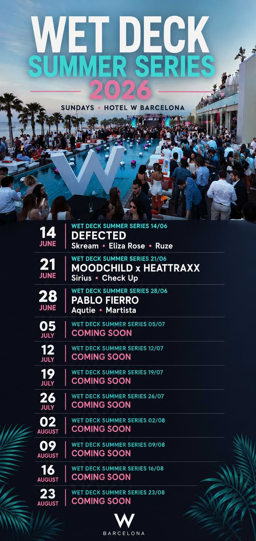 wet deck 2026 line up